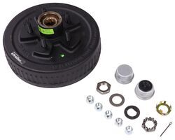 Dexter Trailer Hub & Drum Assembly for 3,500-lb Axles - 10" Diameter - 5 on 4-1/2 - Pre-Greased - 84546UC3-EZ